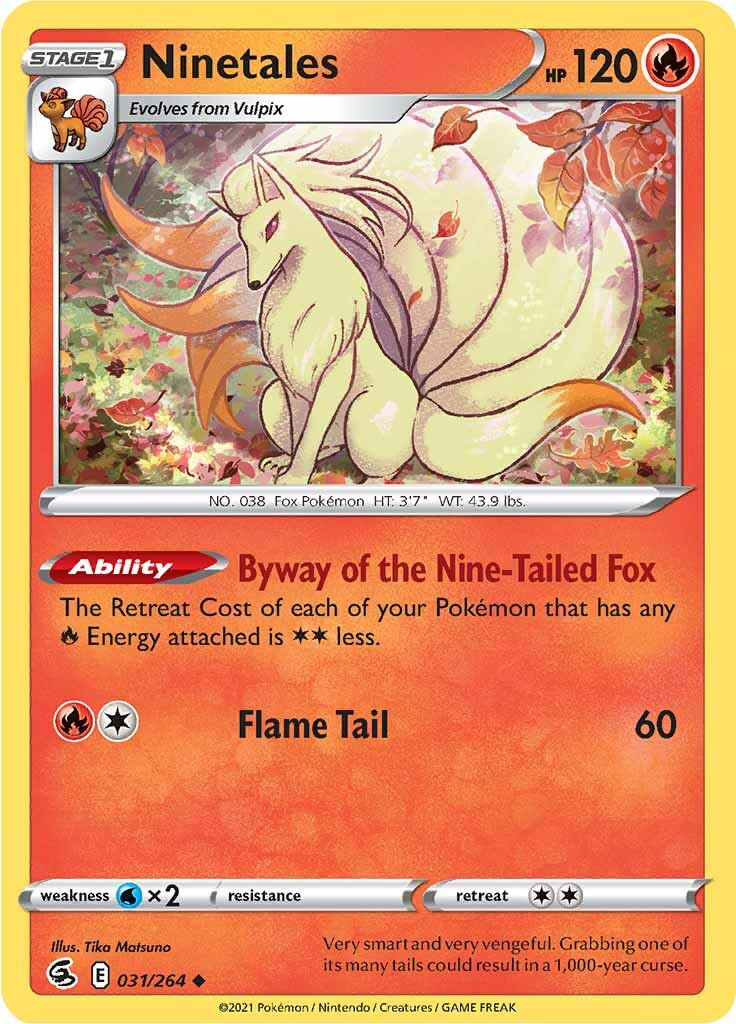 Ninetales (031/264) [Sword & Shield: Fusion Strike] - Pokémon - Card Brawlers | Quebec | Canada |