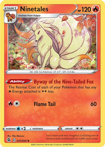 Ninetales (031/264) [Épée et Bouclier : Fusion Strike] 