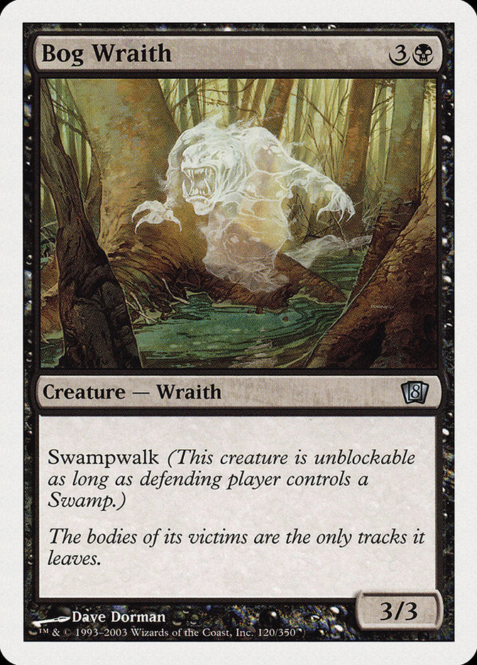 Bog Wraith [Eighth Edition] - Magic: The Gathering - Card Brawlers | Quebec | Canada |
