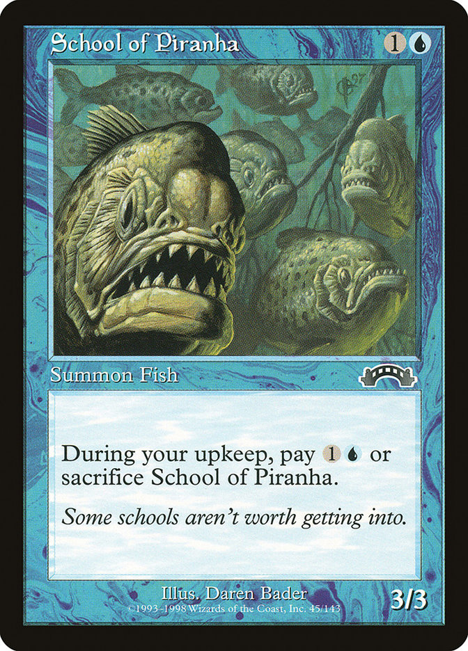 School of Piranha [Exodus] - Magic: The Gathering - Card Brawlers | Quebec | Canada |