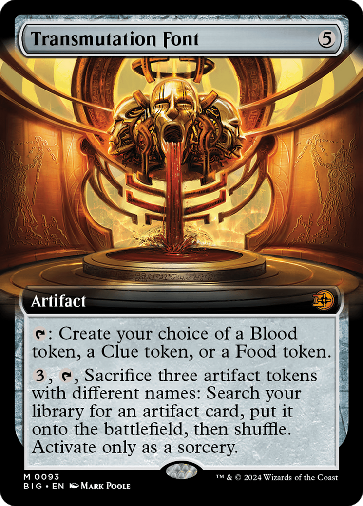 Transmutation Font (Extended Art) [Outlaws of Thunder Junction: The Big Score] - Magic: The Gathering - Card Brawlers | Quebec | Canada |