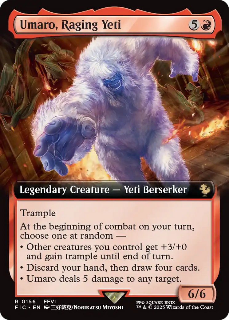 Umaro, Raging Yeti (Extended Art) [FINAL FANTASY Commander] - Magic: The Gathering - Card Brawlers | Quebec | Canada |