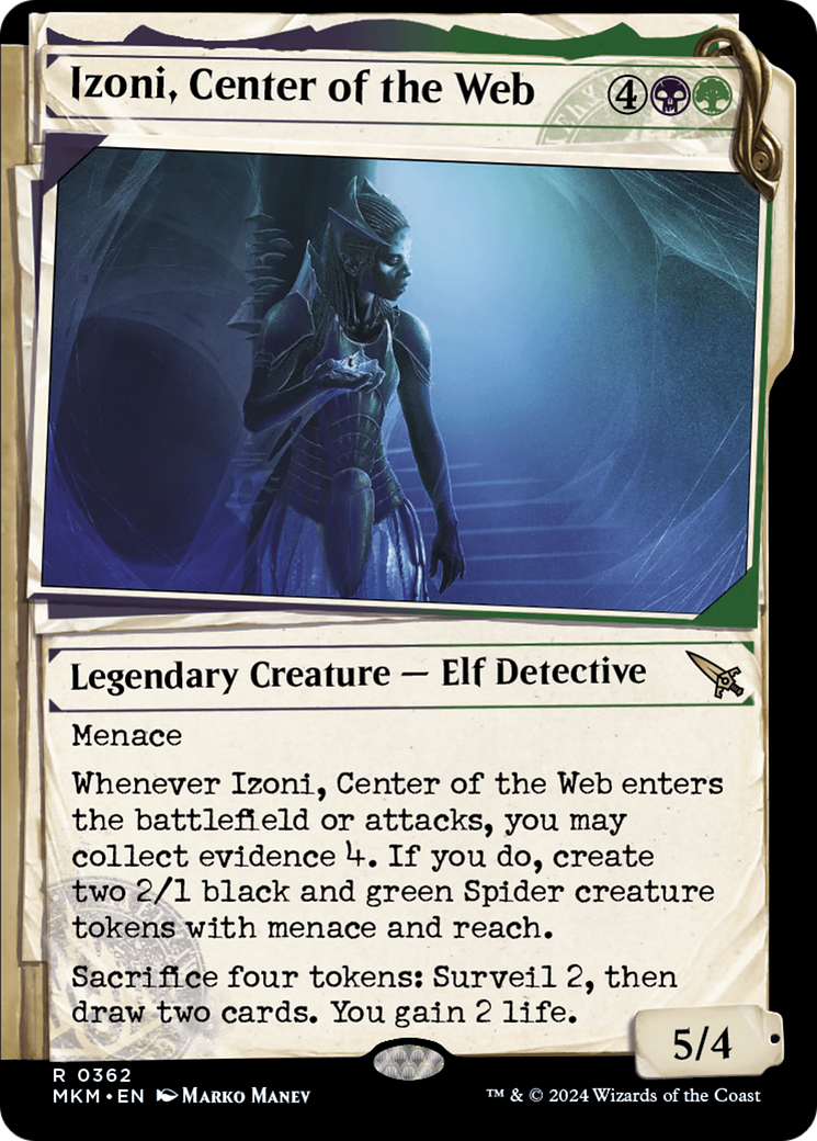 Izoni, Center of the Web (Showcase) [Murders at Karlov Manor] - Magic: The Gathering - Card Brawlers | Quebec | Canada |
