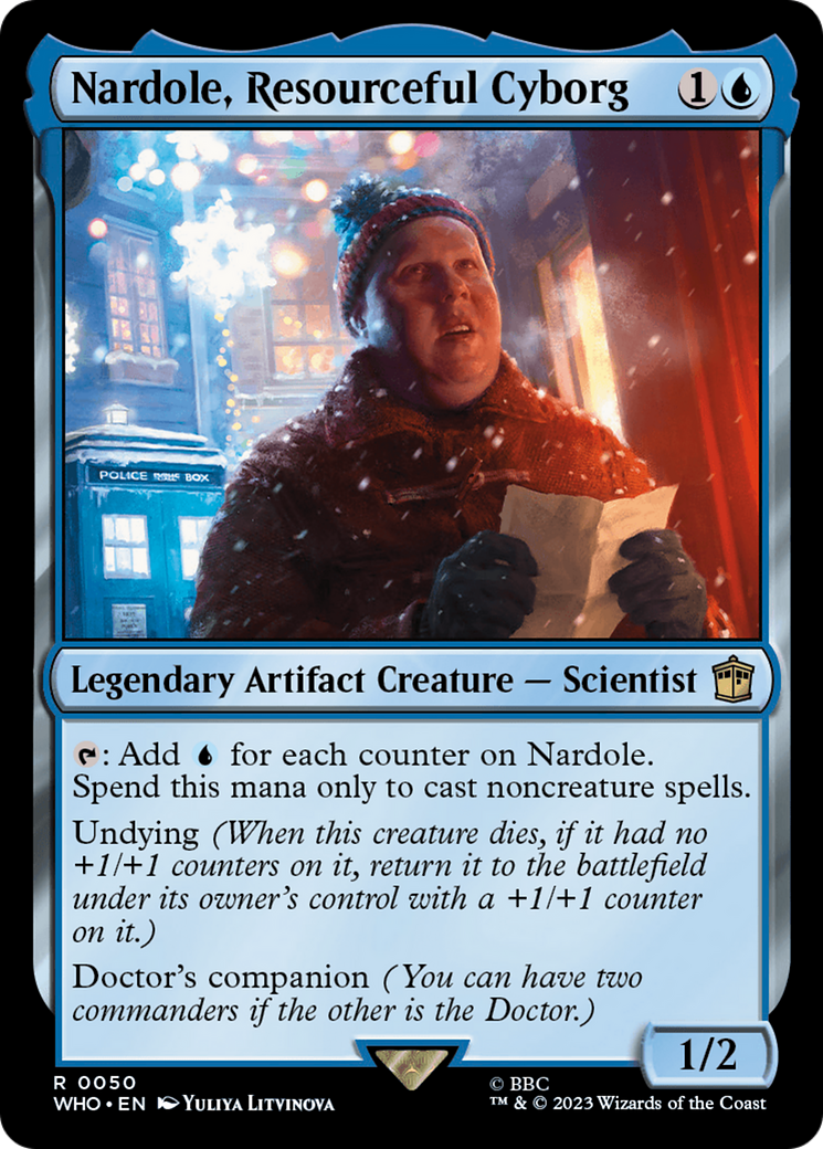 Nardole, Resourceful Cyborg [Doctor Who] - Magic: The Gathering - Card Brawlers | Quebec | Canada |