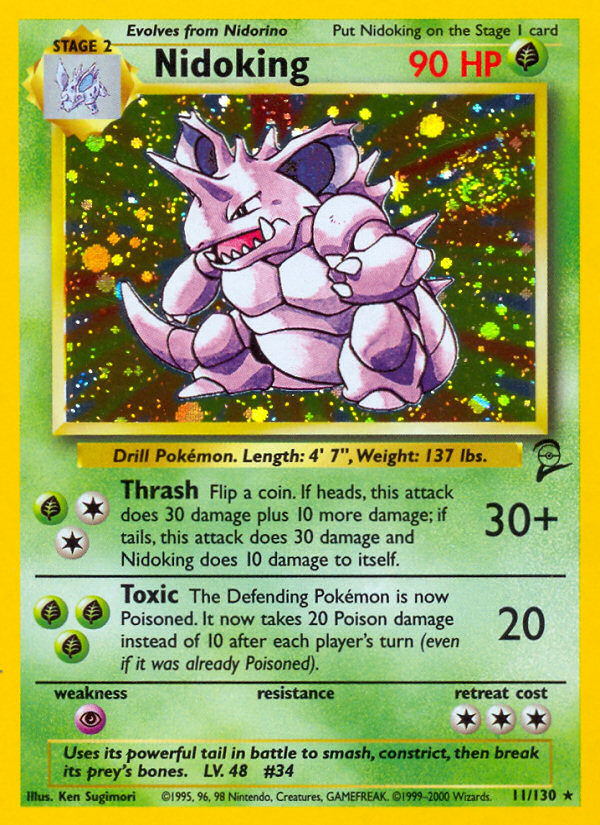 Nidoking (11/130) [Base Set 2] - Pokémon - Card Brawlers | Quebec | Canada |