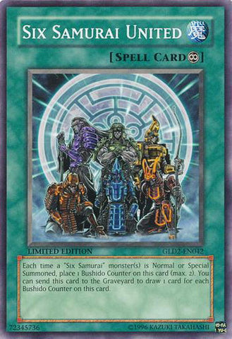 Six Samurai United [GLD2-EN042] Common - Yu-Gi-Oh! - Card Brawlers | Quebec | Canada |