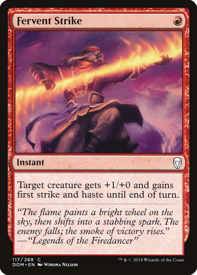 Fervent Strike [Dominaria] - Magic: The Gathering - Card Brawlers | Quebec | Canada |