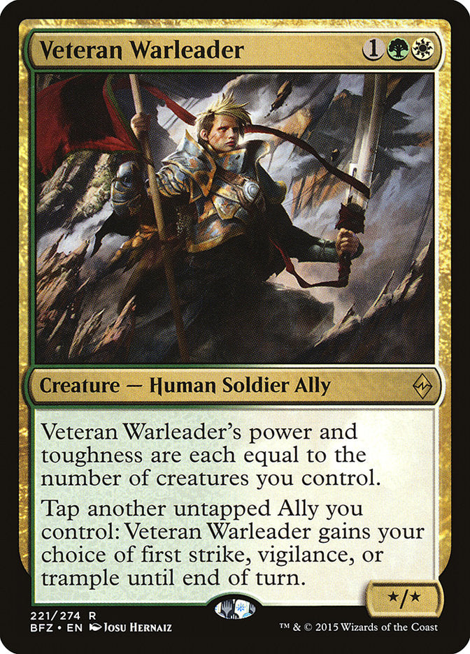 Veteran Warleader [Battle for Zendikar] - Magic: The Gathering - Card Brawlers | Quebec | Canada |