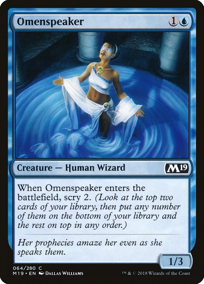 Omenspeaker [Core Set 2019] - Magic: The Gathering - Card Brawlers | Quebec | Canada |