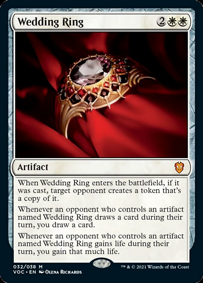 Wedding Ring [Innistrad: Crimson Vow Commander] - Magic: The Gathering - Card Brawlers | Quebec | Canada |