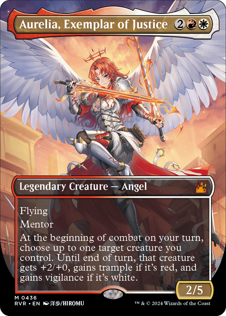 Aurelia, Exemplar of Justice (Anime Borderless) [Ravnica Remastered] - Magic: The Gathering - Card Brawlers | Quebec | Canada |