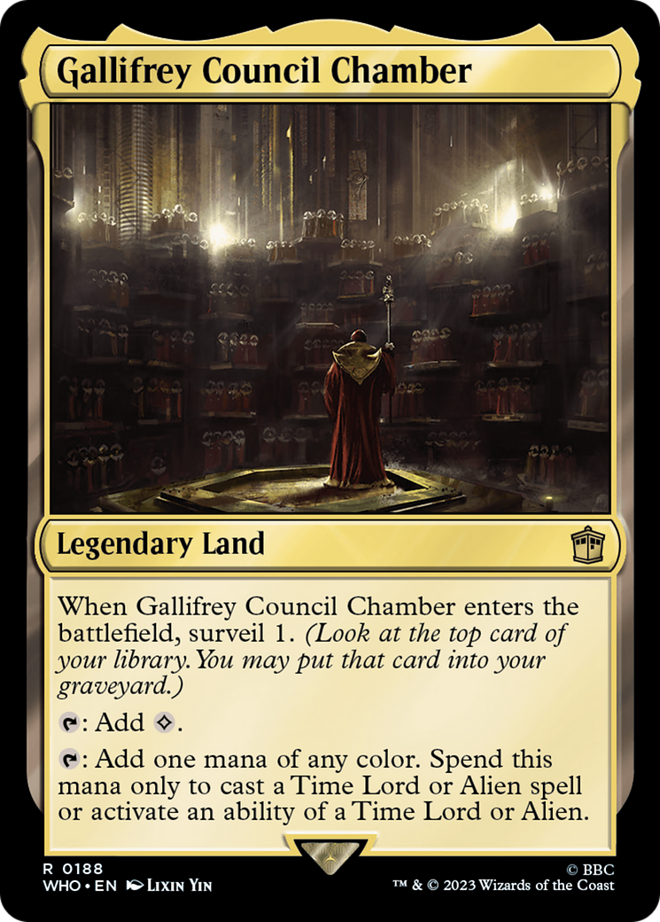 Gallifrey Council Chamber (Extended Art) [Doctor Who] - Magic: The Gathering - Card Brawlers | Quebec | Canada |