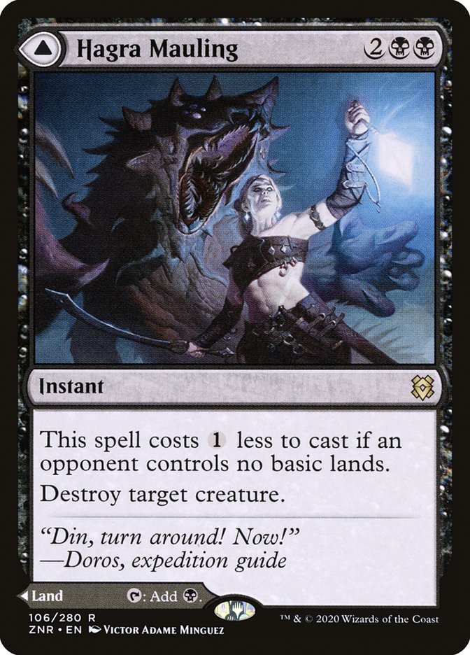 Hagra Mauling // Hagra Broodpit [Zendikar Rising] - Magic: The Gathering - Card Brawlers | Quebec | Canada |