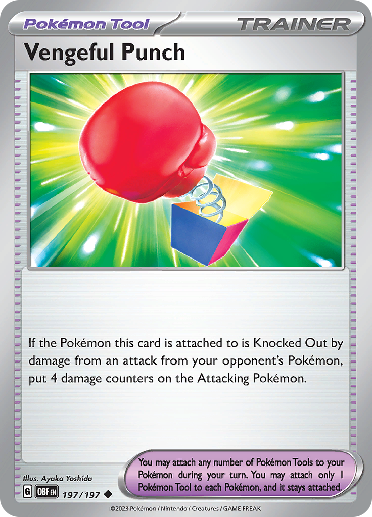 Vengeful Punch (197/197) [Scarlet & Violet: Obsidian Flames] - Pokémon - Card Brawlers | Quebec | Canada |