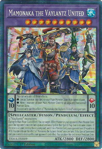 Mamonaka the Vaylantz United [TAMA-EN009] Collector's Rare - Yu-Gi-Oh! - Card Brawlers | Quebec | Canada |