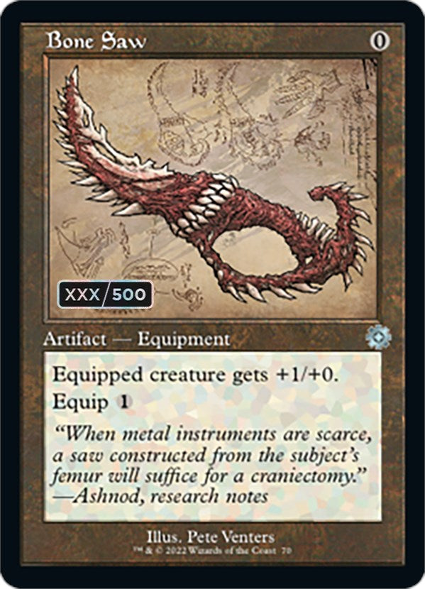 Bone Saw (Retro Schematic) (Serialized) [The Brothers' War Retro Artifacts] - Magic: The Gathering - Card Brawlers | Quebec | Canada |