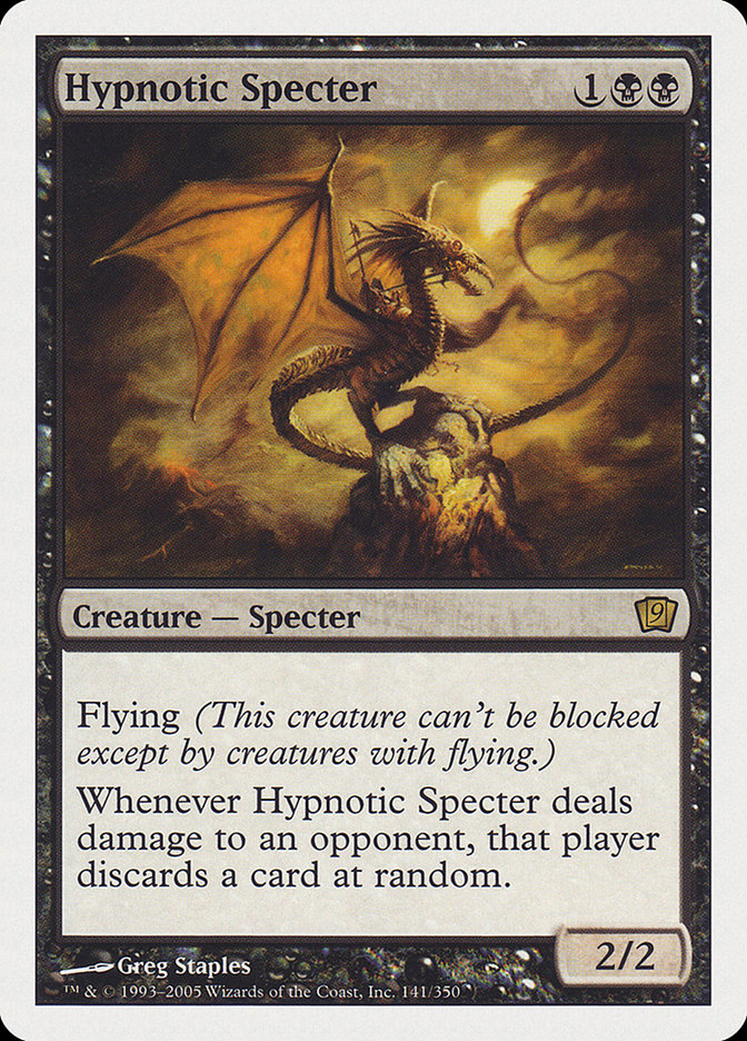 Hypnotic Specter (9th Edition) (Oversized) [Oversize Cards] - Magic: The Gathering - Card Brawlers | Quebec | Canada |