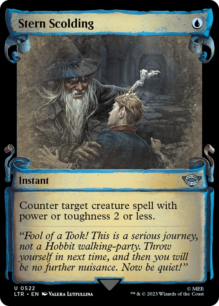 Stern Scolding [The Lord of the Rings: Tales of Middle-Earth Showcase Scrolls] - Magic: The Gathering - Card Brawlers | Quebec | Canada |