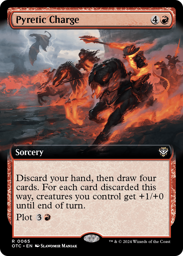 Pyretic Charge (Extended Art) [Outlaws of Thunder Junction Commander] - Magic: The Gathering - Card Brawlers | Quebec | Canada |