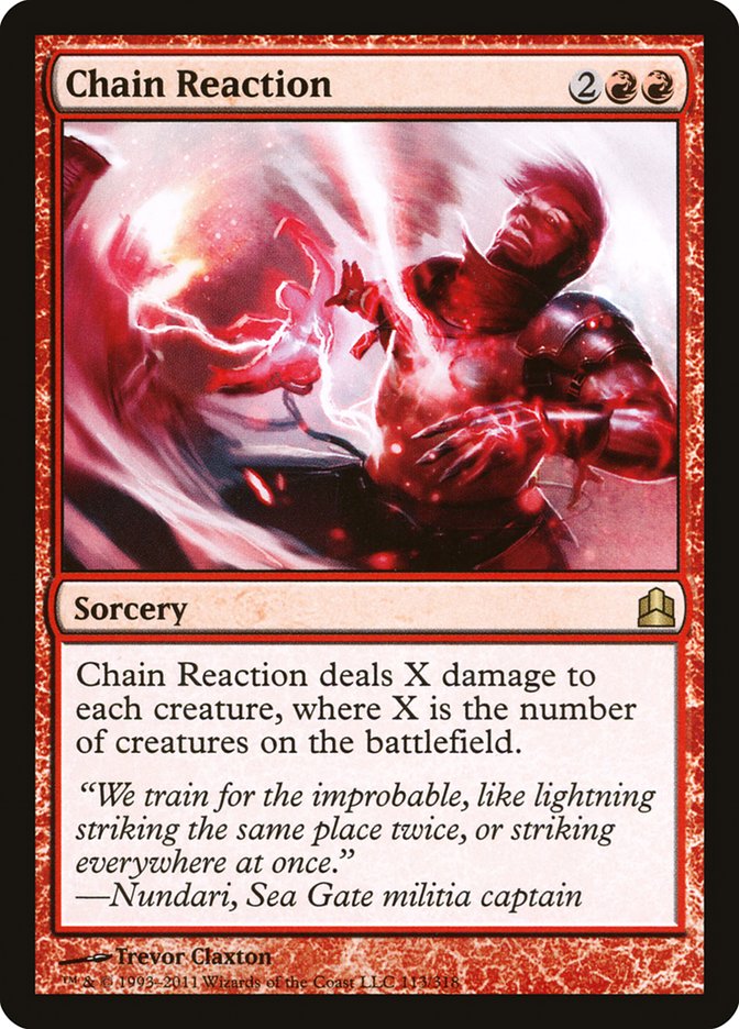 Chain Reaction [Commander 2011] - Magic: The Gathering - Card Brawlers | Quebec | Canada |