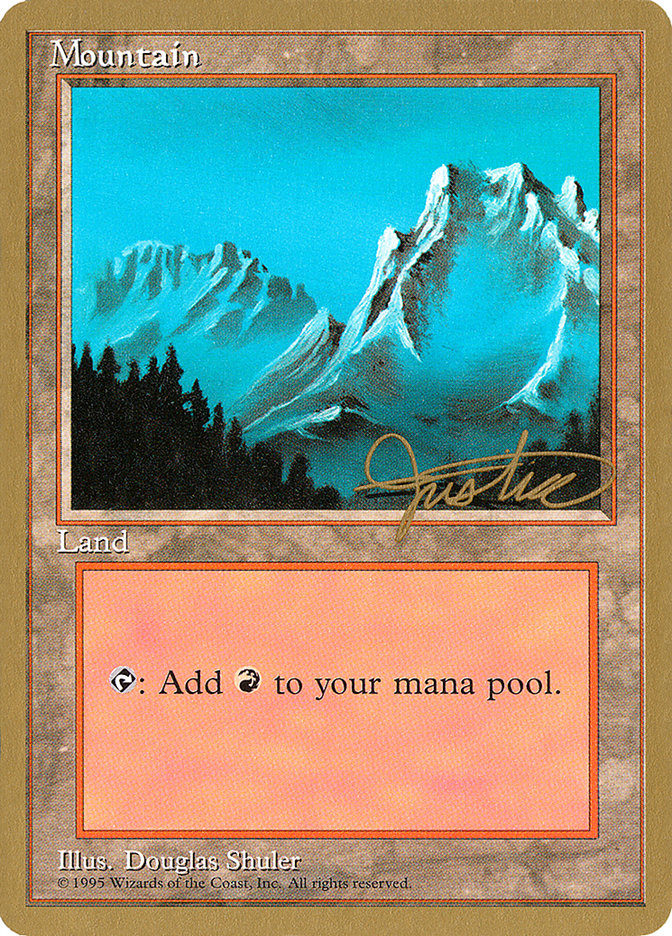 Mountain (mj374) (Mark Justice) [Pro Tour Collector Set] - Magic: The Gathering - Card Brawlers | Quebec | Canada |