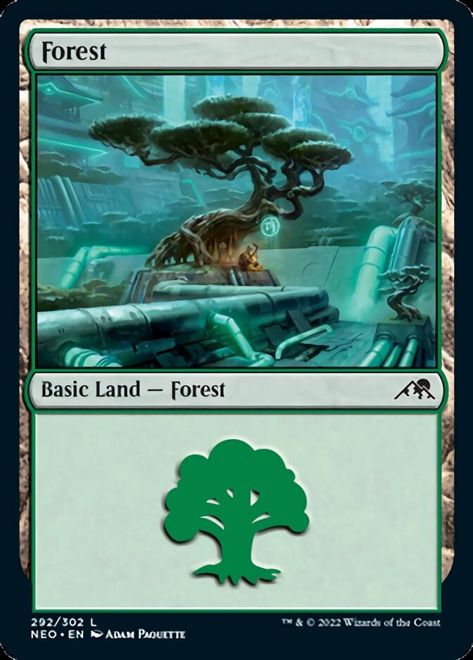 Forest (292) [Kamigawa: Neon Dynasty] - Magic: The Gathering - Card Brawlers | Quebec | Canada |