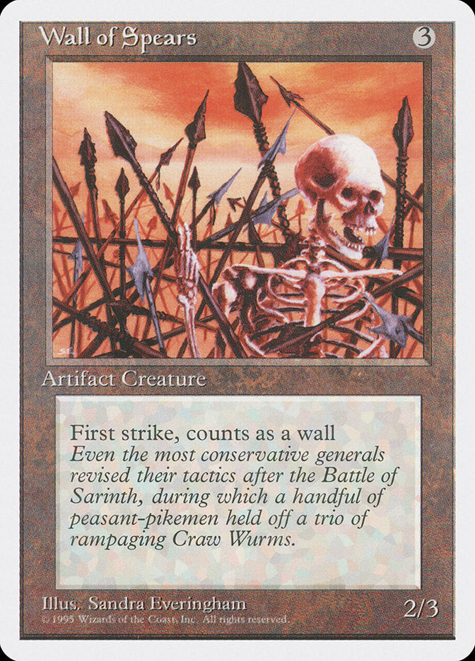Wall of Spears [Fourth Edition] - Magic: The Gathering - Card Brawlers | Quebec | Canada |