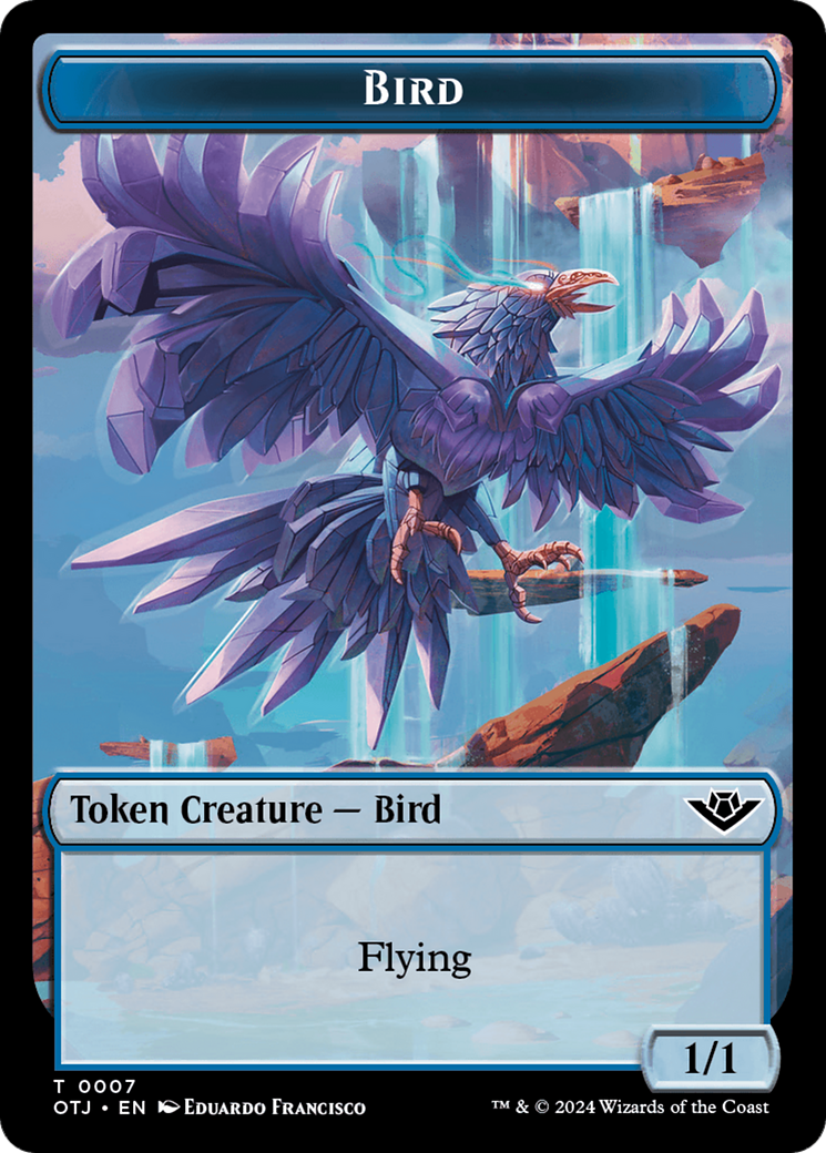 Bird // Plot Double-Sided Token [Outlaws of Thunder Junction Tokens] - Magic: The Gathering - Card Brawlers | Quebec | Canada |