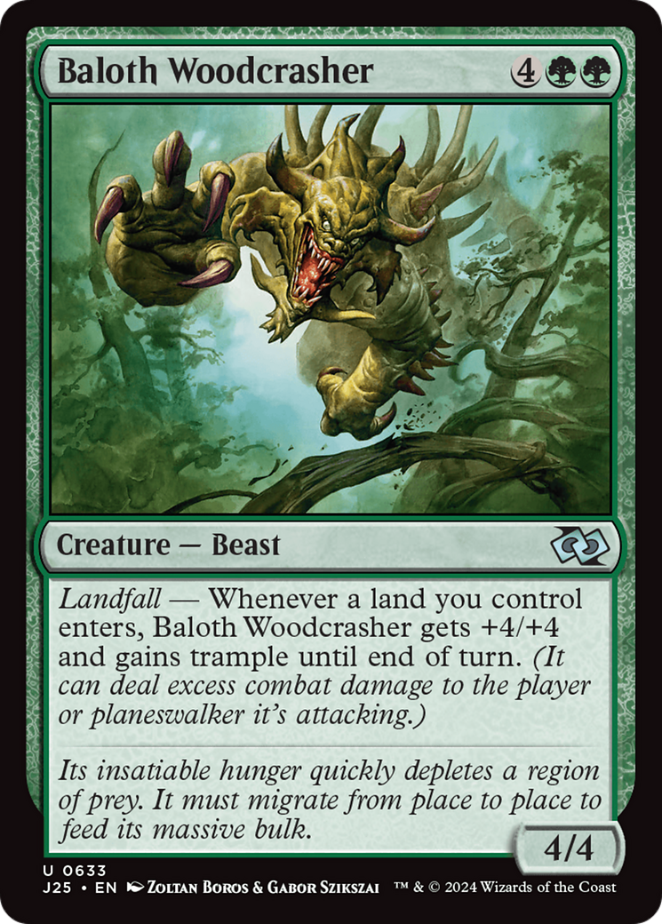 Baloth Woodcrasher [Foundations Jumpstart] - Magic: The Gathering - Card Brawlers | Quebec | Canada |