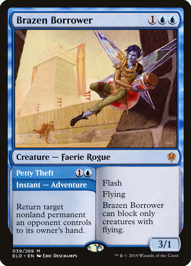 Brazen Borrower // Petty Theft [Throne of Eldraine] - Magic: The Gathering - Card Brawlers | Quebec | Canada |