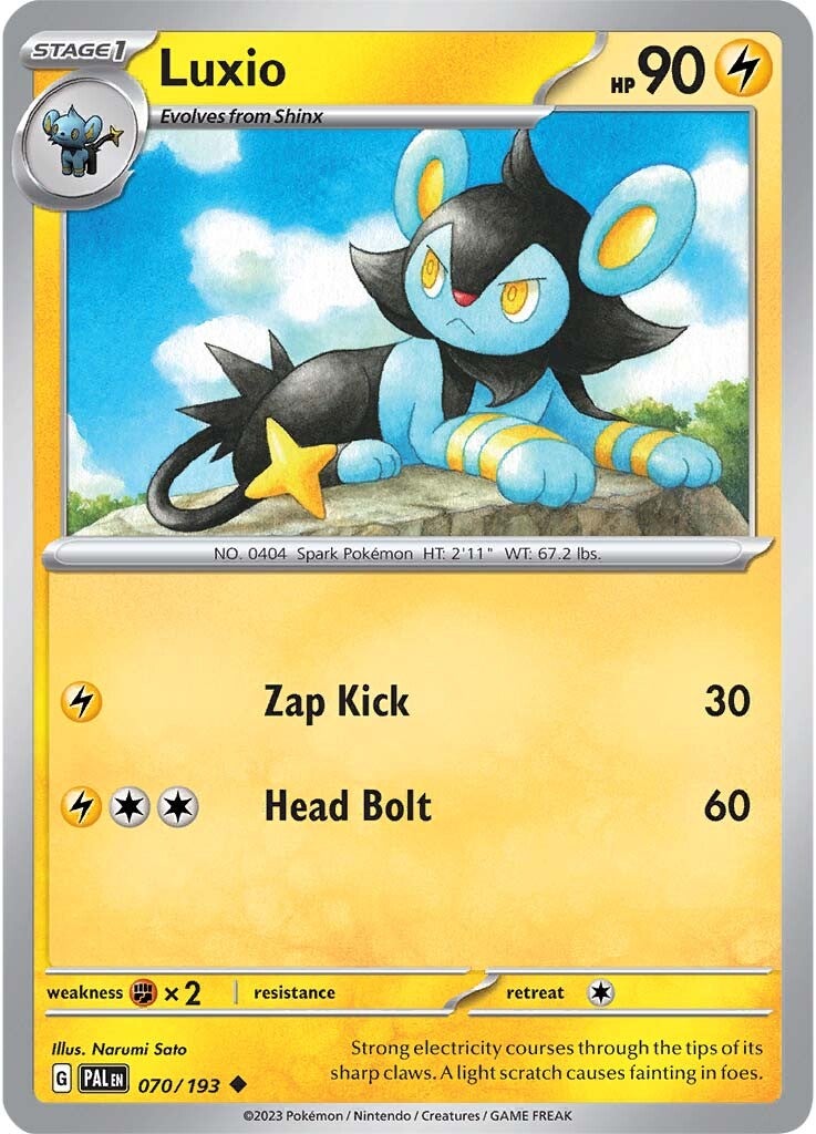 Luxio (070/193) [Scarlet & Violet: Paldea Evolved] - Pokémon - Card Brawlers | Quebec | Canada |