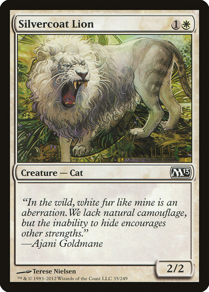 Silvercoat Lion [Magic 2013] - Magic: The Gathering - Card Brawlers | Quebec | Canada |