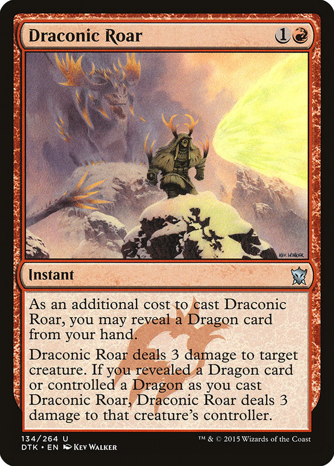 Draconic Roar [Dragons of Tarkir] - Magic: The Gathering - Card Brawlers | Quebec | Canada |