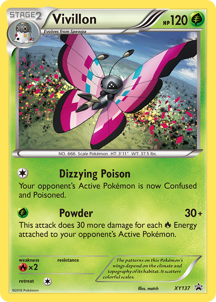 Vivillon (XY137) [XY: Black Star Promos] - Pokémon - Card Brawlers | Quebec | Canada |