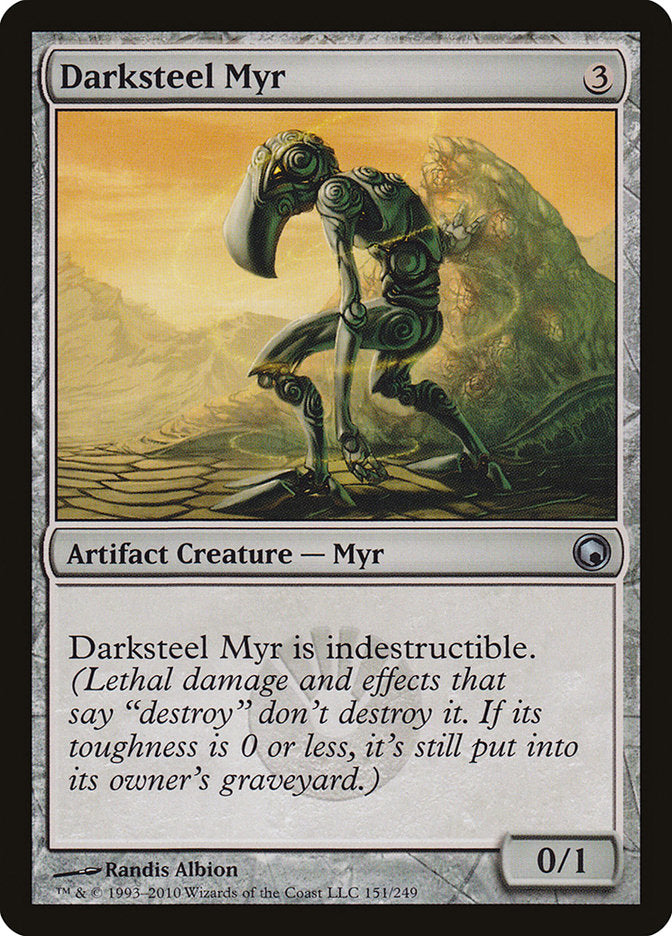 Darksteel Myr [Scars of Mirrodin] - Magic: The Gathering - Card Brawlers | Quebec | Canada |