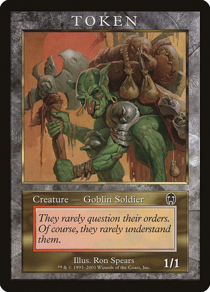 Goblin Soldier Token [Magic Player Rewards 2001] - Magic: The Gathering - Card Brawlers | Quebec | Canada |