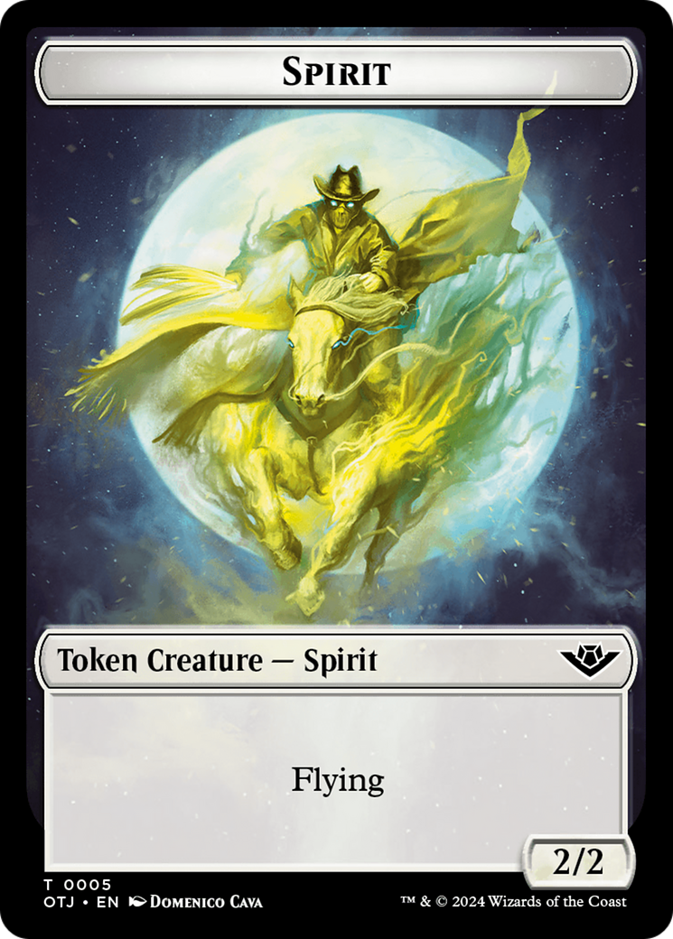 Spirit Token [Outlaws of Thunder Junction Tokens] - Magic: The Gathering - Card Brawlers | Quebec | Canada |