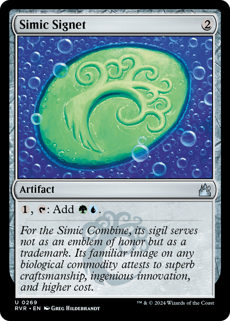 Simic Signet [Ravnica Remastered] - Magic: The Gathering - Card Brawlers | Quebec | Canada |
