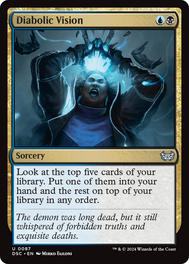 Diabolic Vision [Duskmourn: House of Horror Commander] - Magic: The Gathering - Card Brawlers | Quebec | Canada |