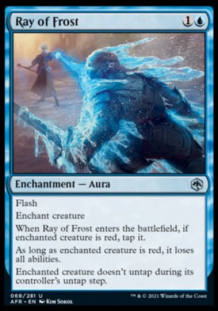 Ray of Frost [Dungeons & Dragons: Adventures in the Forgotten Realms] - Magic: The Gathering - Card Brawlers | Quebec | Canada |