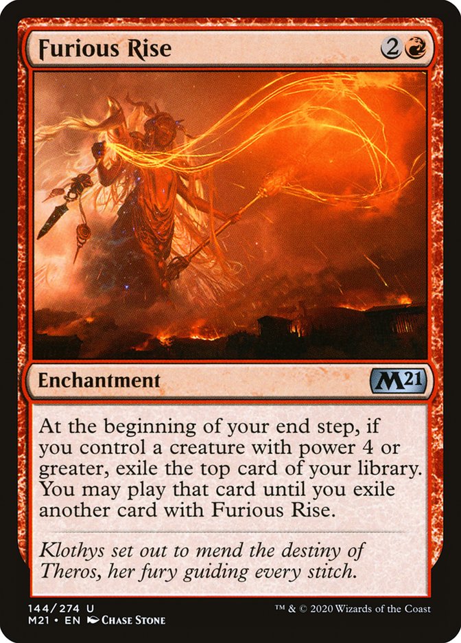 Furious Rise [Core Set 2021] - Magic: The Gathering - Card Brawlers | Quebec | Canada |
