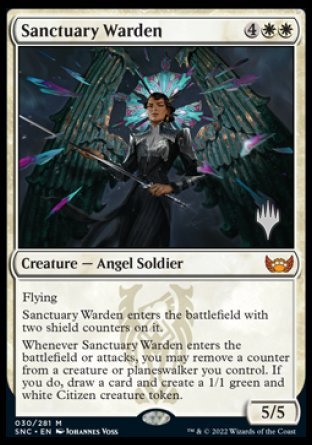 Sanctuary Warden (Promo Pack) [Streets of New Capenna Promos] - Magic: The Gathering - Card Brawlers | Quebec | Canada |