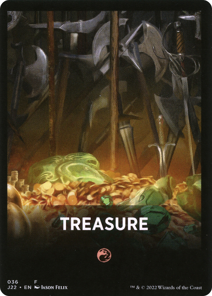 Treasure Theme Card [Jumpstart 2022 Front Cards] - Magic: The Gathering - Card Brawlers | Quebec | Canada |