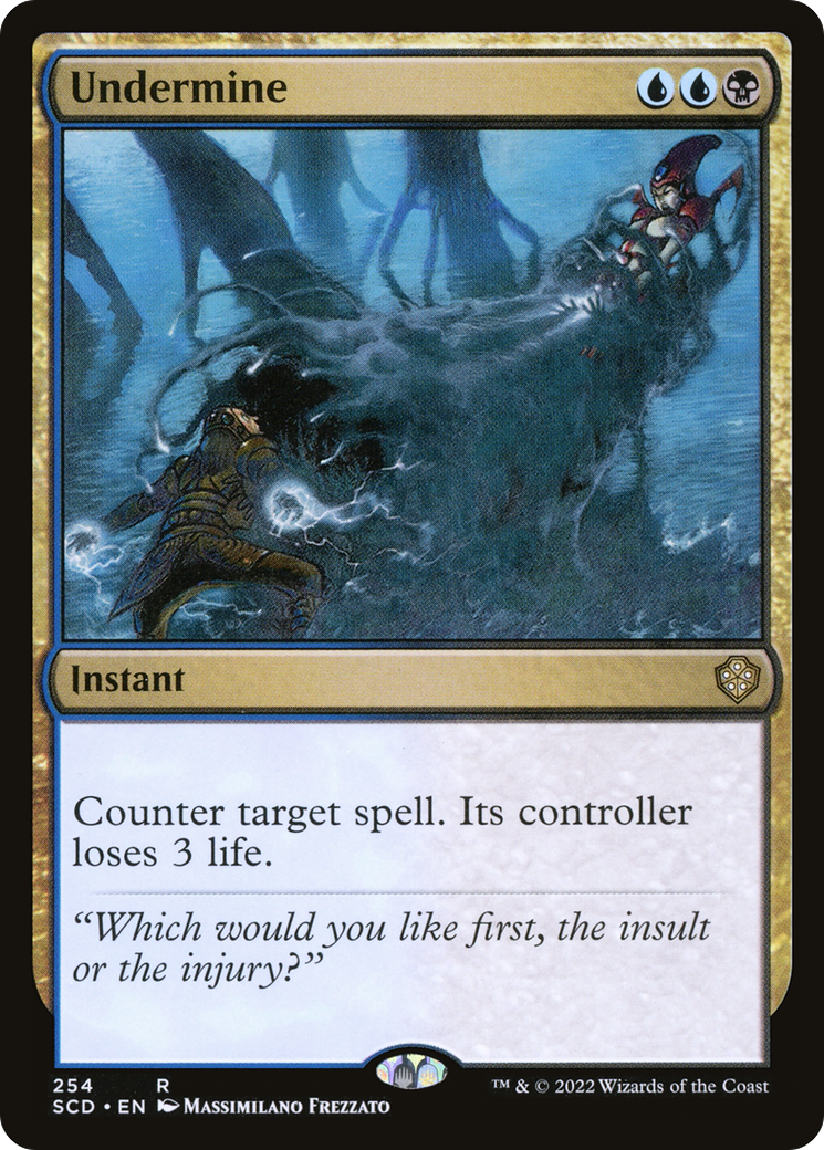 Undermine [Starter Commander Decks] - Magic: The Gathering - Card Brawlers | Quebec | Canada |