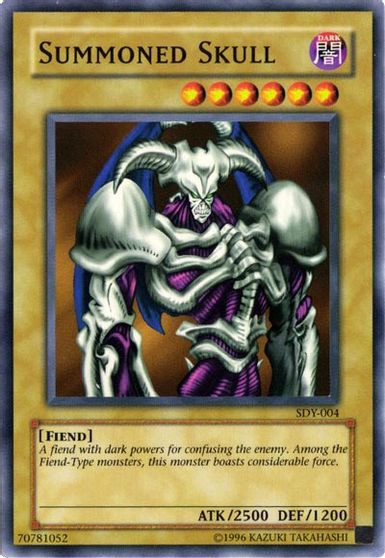 Summoned Skull (Sample Promo) [SDY-004] Common - Yu-Gi-Oh! - Card Brawlers | Quebec | Canada |