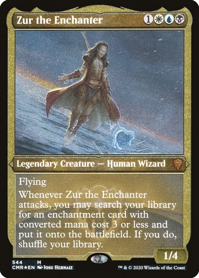 Zur the Enchanter (Etched) [Commander Legends] - Magic: The Gathering - Card Brawlers | Quebec | Canada |