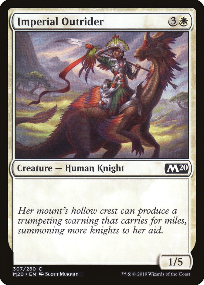 Imperial Outrider [Core Set 2020] - Magic: The Gathering - Card Brawlers | Quebec | Canada |