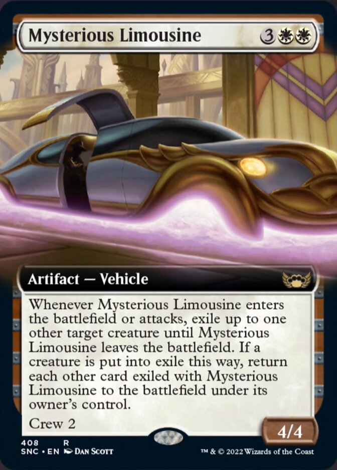 Mysterious Limousine (Extended Art) [Streets of New Capenna] - Magic: The Gathering - Card Brawlers | Quebec | Canada |