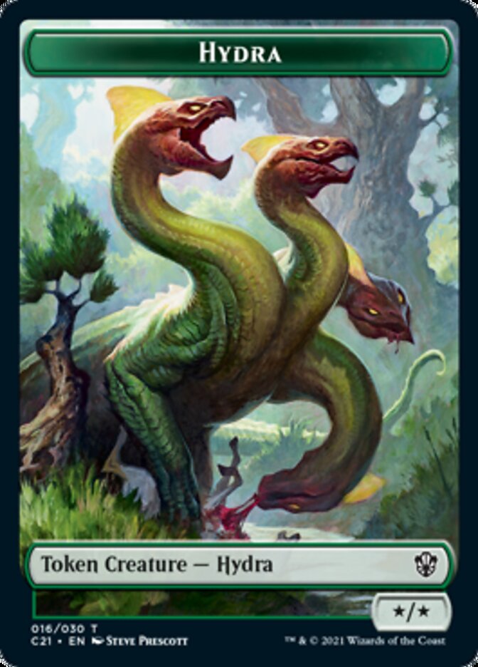 Hydra // Boar Double-Sided Token [Commander 2021 Tokens] - Magic: The Gathering - Card Brawlers | Quebec | Canada |