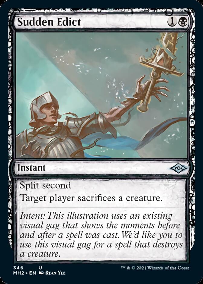 Sudden Edict (Sketch) [Modern Horizons 2] - Magic: The Gathering - Card Brawlers | Quebec | Canada |
